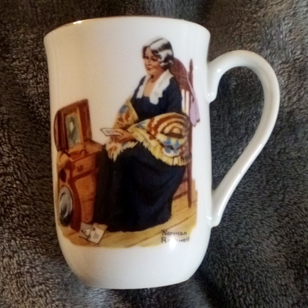 1982 NORMON ROCKWELL MUSEUM MUG - Picture 3 of 6